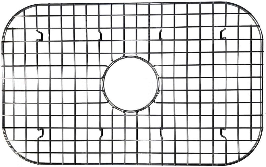 Kitchen Sink Protector, Stainless Steel Grid Design: 23”W X 14-3/8”L Extra Large Sink Rack - Handy In-Sink Dish Drying Rack - Fits Farmhouse Sink, Large and Extra-Large Sinks