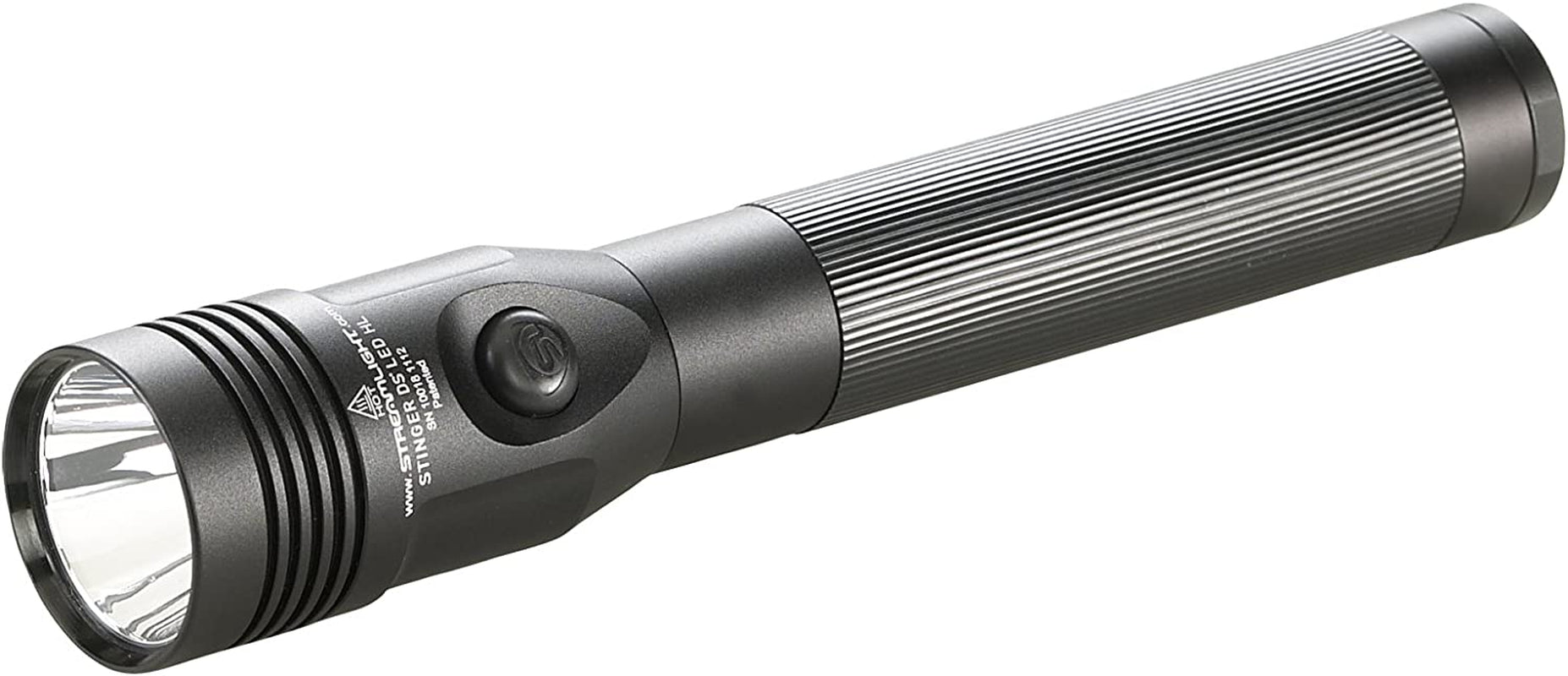 Streamlight 75458 Stinger DS LED HL 800-Lumen Rechargeable Dual Switch Flashlight with 120-Volt Ac/12-Volt DC Smart Charge Piggyback Charger (Nimh), Black